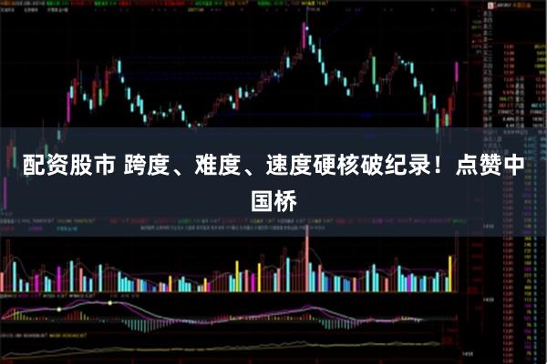 配资股市 跨度、难度、速度硬核破纪录！点赞中国桥